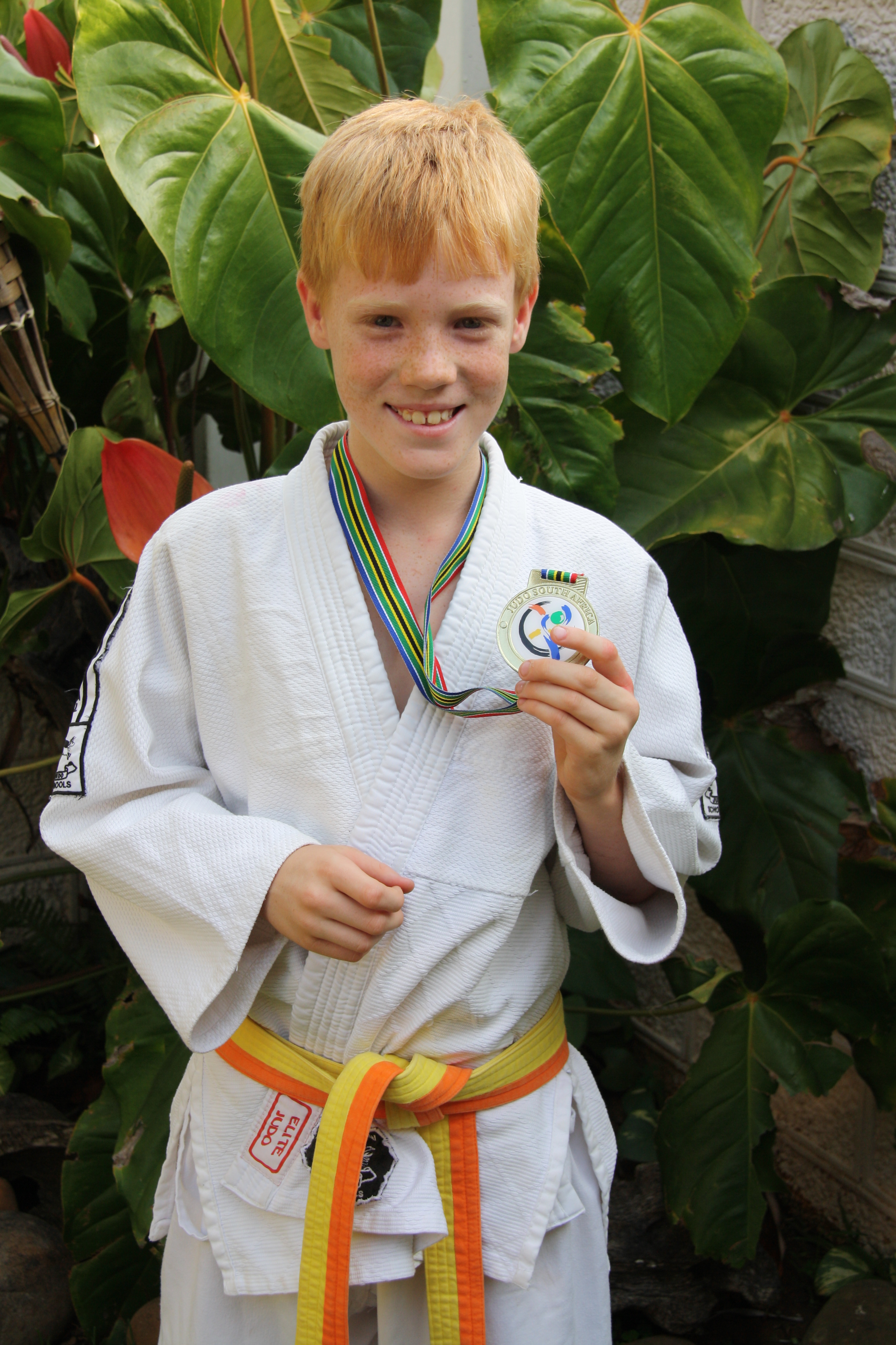 Josh Hancock won gold at the SA U9 judo champs recently. His dream is to make the South African Olympic squad in the near future.