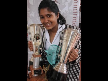 Anneline Albert was announced as Dux and the recipient of the prestigious Elizabeth Hartmann Trophy at Northlands Girls' High (NGHS) School speech night and prize giving. Anneline also scooped the Bruce Weston Memorial Trophy for Afrikaans, the Ines Buccamizza Trophy for English and Afrikaans, the NGHS French Trophy and was also honoured by principal Ann Vat for her service to the school as deputy head girl for the senior grades. She is set to pursue a career in medicine.