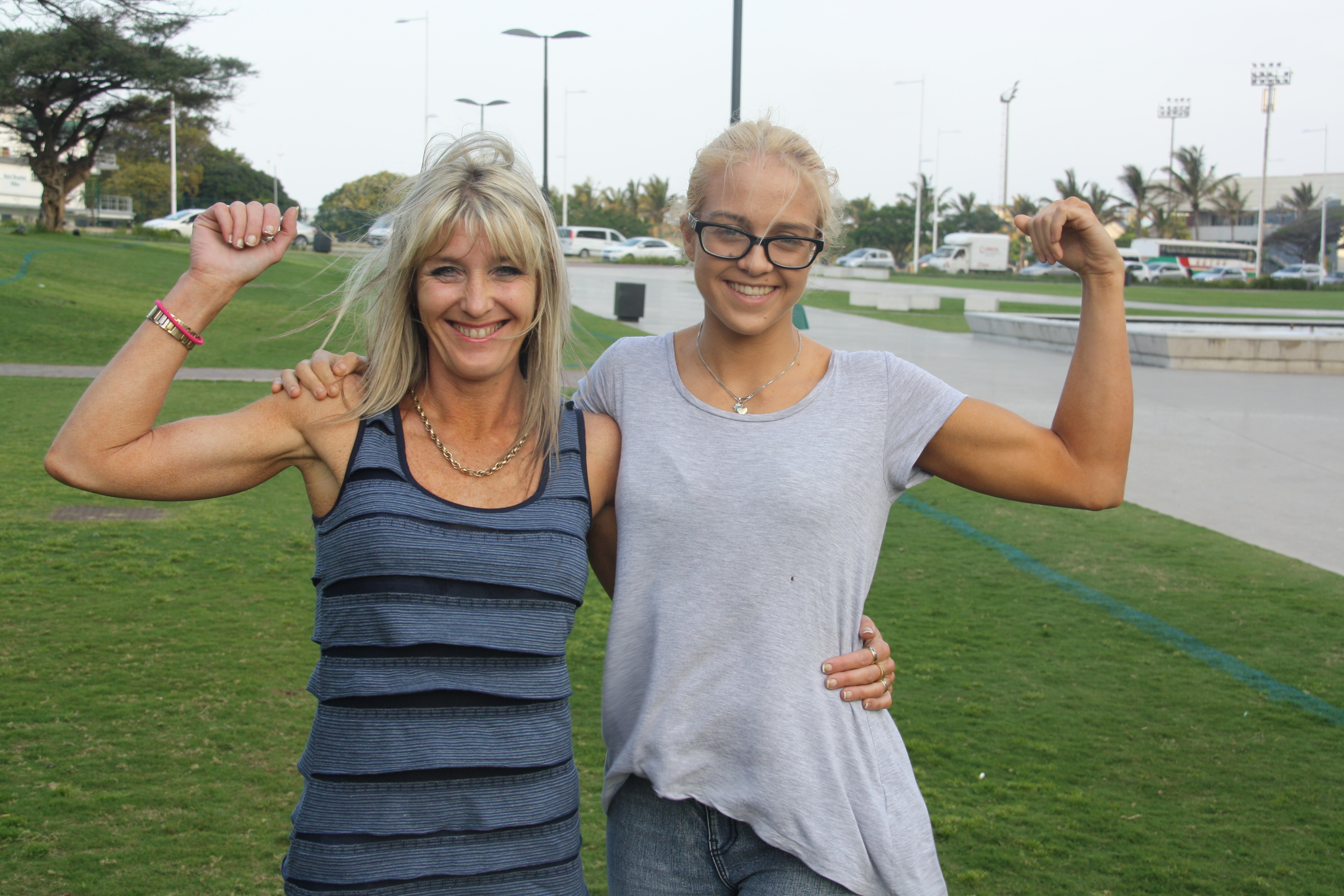 Natural bodybuilding athletes, Gill Holm and Talya Kimberly have been selected for the Natural Olympia in San Diego. They are appealing to businesses to help raise money in order to compete in the US.