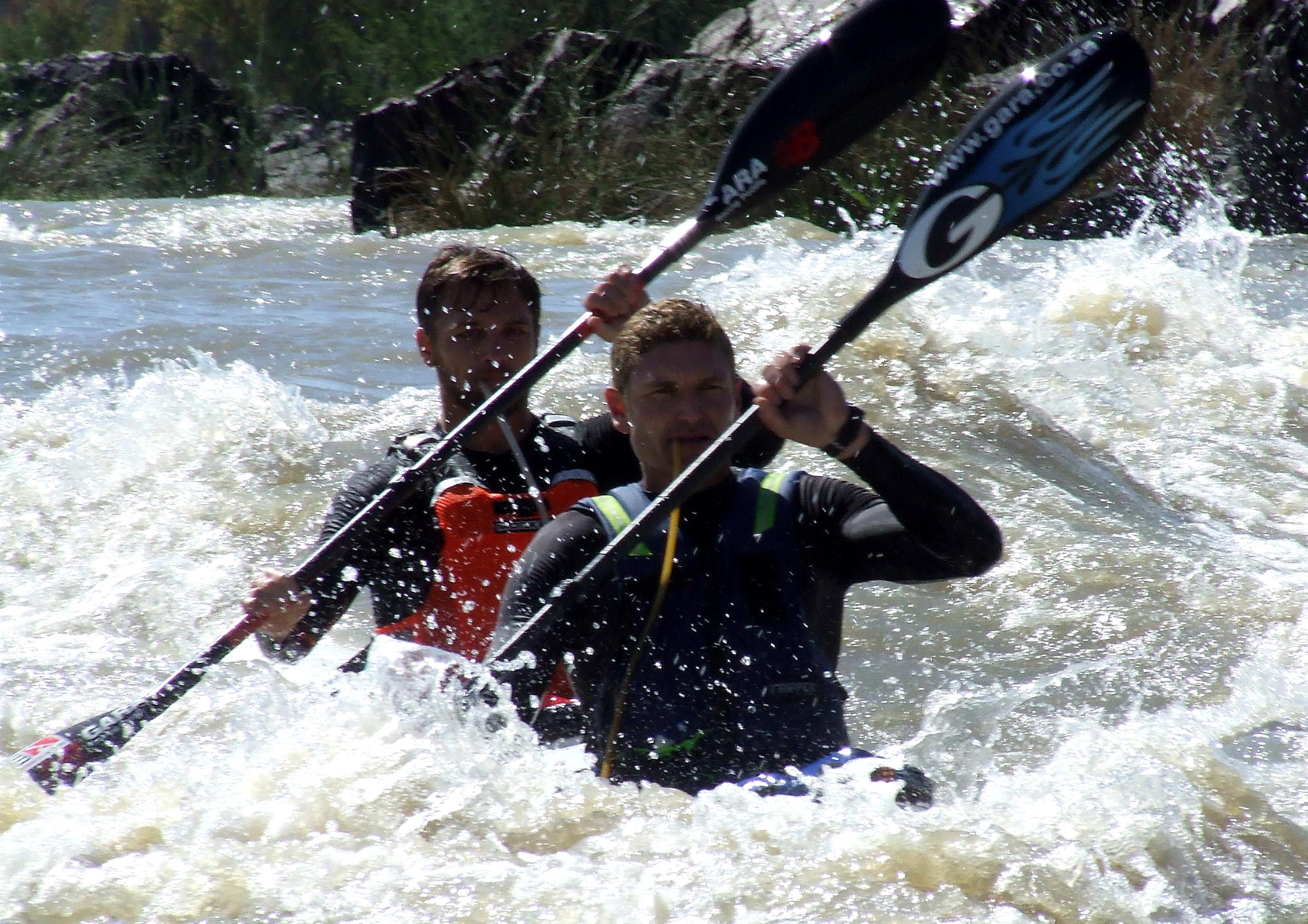 Hank McGregor and Jasper Mocké claimed a commanding victory at the recent SA K2 Champs which will give them good confidence heading into this weekend's Ozzie Gladwin Canoe Marathon, presented by Parklane Superspar. PHOTO: Bertie Baard (Gameplan Media)