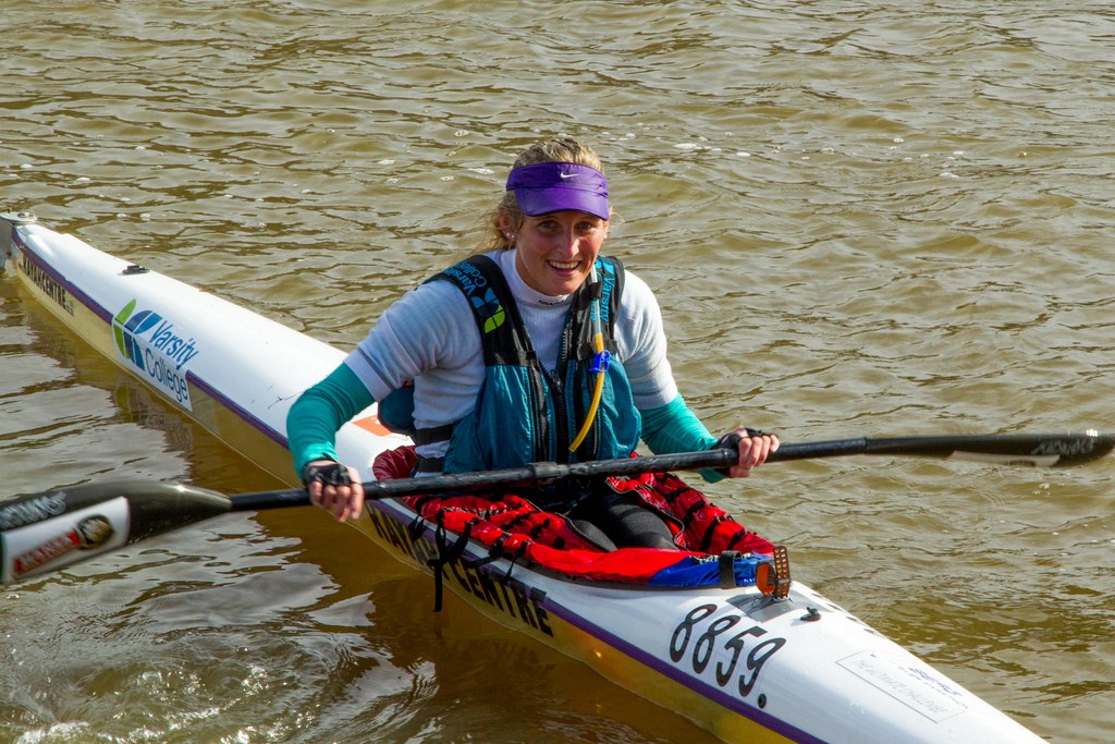 Having made her mark at senior level at last year's Berg River Canoe Marathon, regular U23 top performer and Mt Edgecombe resident, Jenna Ward, will be hoping she and training and paddling partner Kerry Segal will be able to push for top honours in their age group in this year's Dusi Canoe Marathon. PHOTO: John Hishin (Gameplan Media)