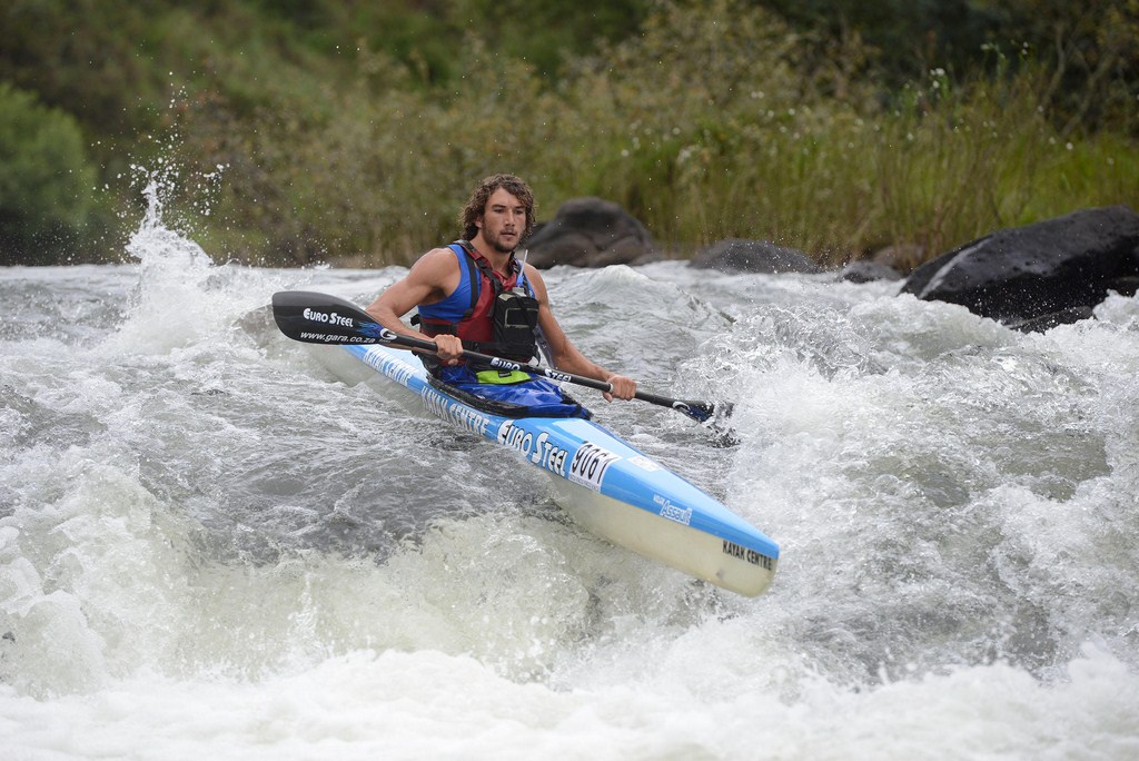 Andy Birkett leads the 2014 N3TC Drak Challenge into Heaven and hell rapid, close to the finish of the final stage. Birkett upstaged world champion Hank McGregor to claim his maiden Drak title. PHOTO: Anthony Grote (Gameplan Media)