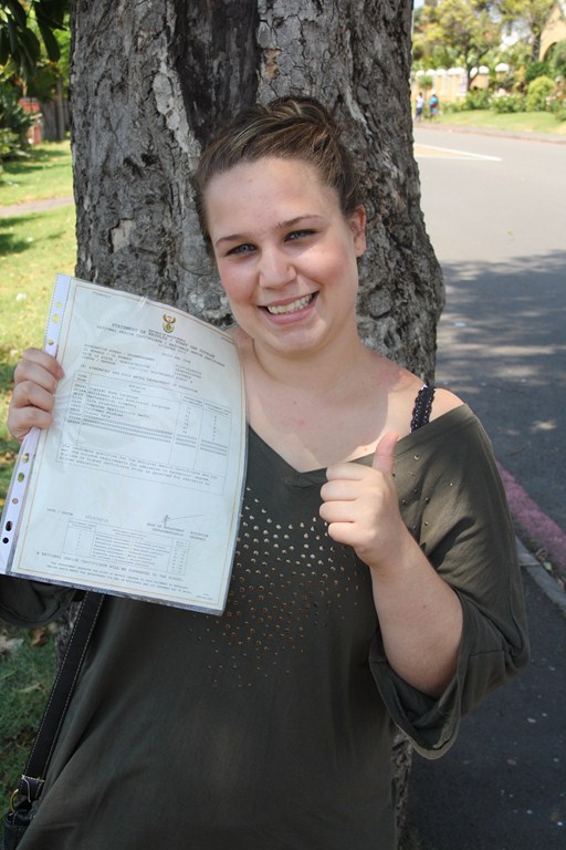 Northlands Girls High School pupil, Tayla Ann Cook was diagnosed with familial adenomatous polyposis (FAP) in 2012 and overcame debilitating pain and the removal of her colon to shine in her final exams.