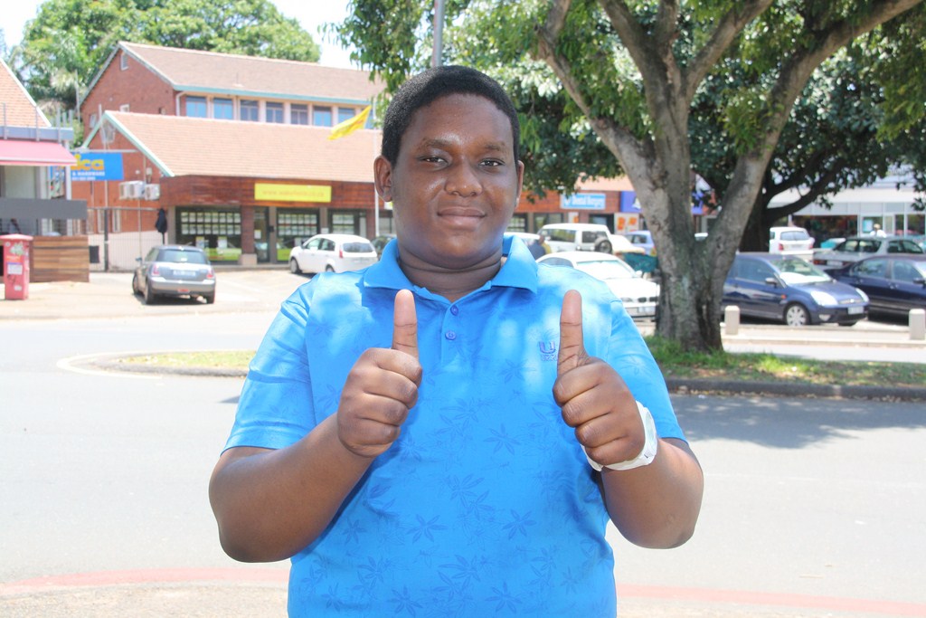 Northwood School pupil, Philani Thusini, bagged 7As and said he would like to improve the economic situation for all South Africans.