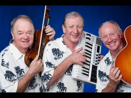 The Blarney Brothers, Tony Fisher, Paul McIlroy and Damien McIlroy will perform at the Branyard Theatre on St Patrick's Day. PHOTO: Val Adamson