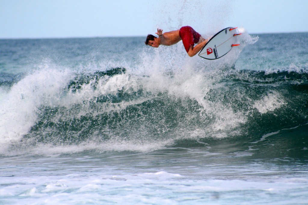 eMdloti resident and Northwood School Grade 10 pupil Bevan Willis surfed to a gold medal in an international surf competition against France recently. It was his first international cap. PHOTO: Janine Mets