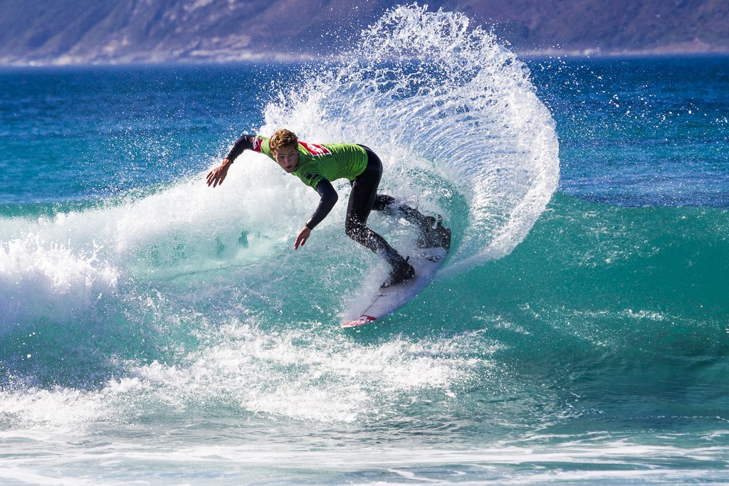Glenashley's Davey van Zyl surfed to victory in the opening leg of the Quicksilver Takes One to Know One series in Cape Town. PHOTO: Luke Patterson