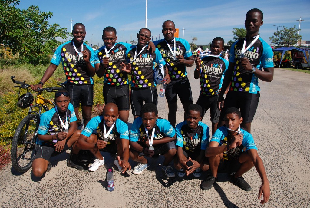 Talente Mkize is among 14 riders from the Amaoti community representing the Domino Development Team for the Tour Durban.
