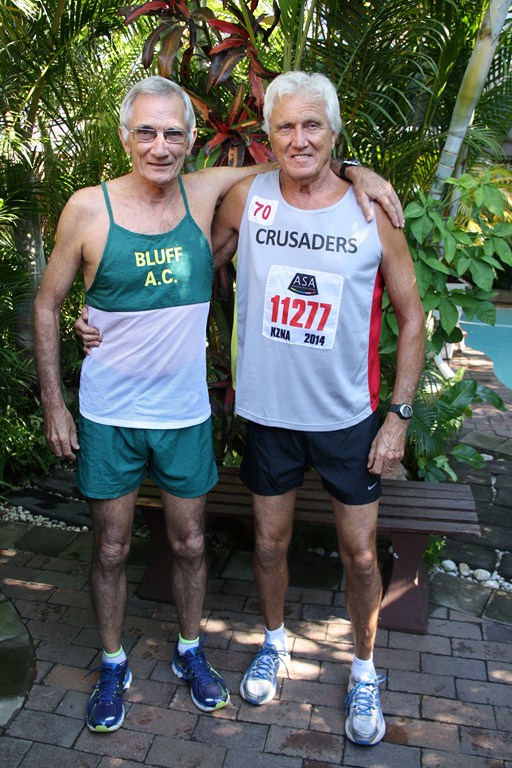 Durban North brothers Mike (Bluff Athletics Club) and Tony (Crusaders Running Club) Evered-Hall will be feeding off each others enthusiasm as they prepare to tackle this years Comrades Marathon.