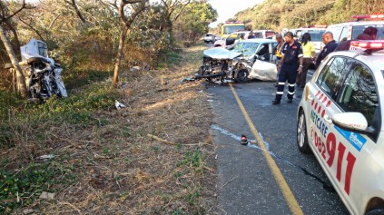 Two people died in a head on crash on the M4. 