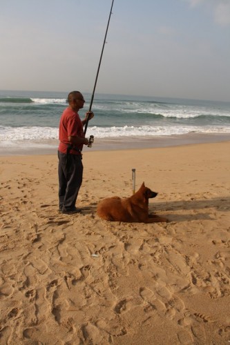 Patti loves sitting near the fishermen on Virginia Beach. Her favourite fisherman is Reservoir Hill resident Pat Archary. 