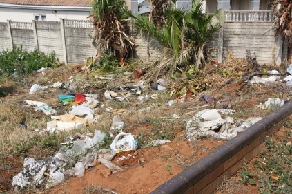 The vacant land has also become a dumping ground.