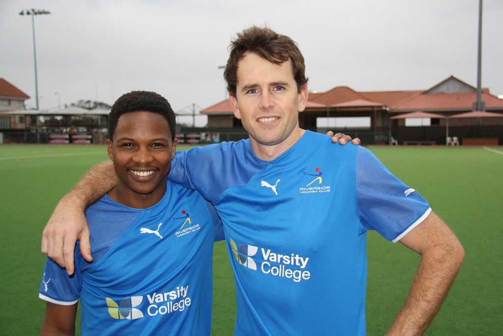 Riverside Hockey Club members Justin Birnie (captain) and Mondli Dlamini (top goal scorer) were ecstatic with their team’s performances in the KZN super league division. The club won their third successive title.