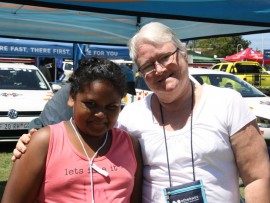 Zara Mahabeer and Lynn Botha.