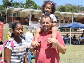 Sthabile Buthelezi, Mogno Buthelezi and Frank Irvine.