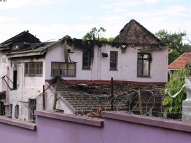 Neighbours said they heard what sounded like three mini explosions.