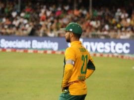 JP Duminy got a warm reception from the Kingsmead faithful.