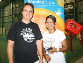 Stewart Watts and Agie Govender from CHOC.