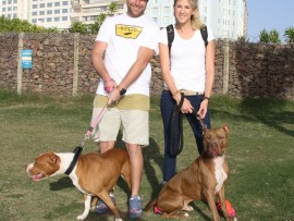 Justin and Lucille Wendler with Debi and Gustav.