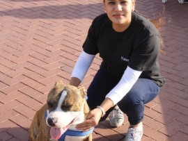 Nairupa Rampersad with Turbo.