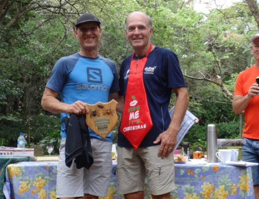 Brendon and trail running legend, Buzz Bolton.