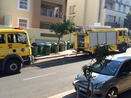 The fire was put out quickly said paramedics.