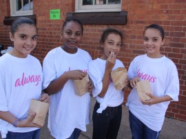 Kaelyn Forbes, Lizwizhe Bukhosini, Tatym Hargreaves and Kendyl Forbes.
