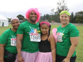 Eulene Jostry, Keenan Oliver, Callan Canham and Candice Canham.