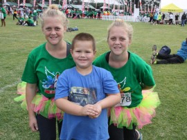 Justine, Jarred and Jennifer Gallichan.