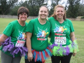 Carmen, Ronelle and Sharon Gallichan.