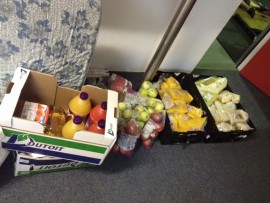 Residents and businesses donated food and other items to help the children of the Lakehaven Youth Centre fire.