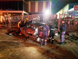 Paramedics arrived to scenes of chaos on North Coast Road. PHOTO: Rescue Care