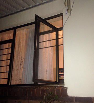 It's believed the suspects gained access through one of the windows.
