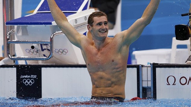 Cameron van der Burgh won silver for South Africa.