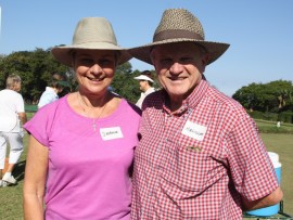 Daphne and Malcolm Ambler had a great day out.