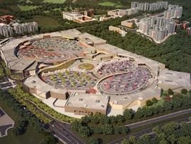 An artist's impression of the new Cornubia shopping mall.