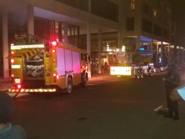 The blaze was quickly extinguished by the firefighters.