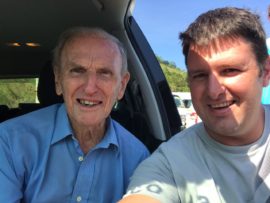 Tyron Powell shares a happy selfie with the missing man.