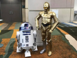 R2D2 and C-3PO were huge hits at Star Wars Celebration.