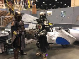 Some Cosplayers chose to dress as Bobba Fett.