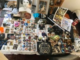 Some of the gifts Lakota bought herself at the convention.