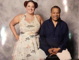 Lakota got to meet Billy Dee Williams (Lando Calrissian).