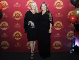 Anna Kelly and Michelle Shelley strutting their stuff.