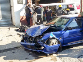 Cebekhulu's tazz was written off in the accident.