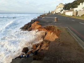 This photo by Nancy Kim Ellis was taken at high tide on Saturday morning.
