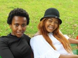 Hyacinth Nhlumayo and Onke Dladla.