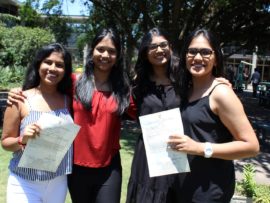 Danville Park Girls High School learners, Tasmika Mahabir, Kerina Naidoo, Saiesha govender and Temeya Naidoo also acheived 7As.