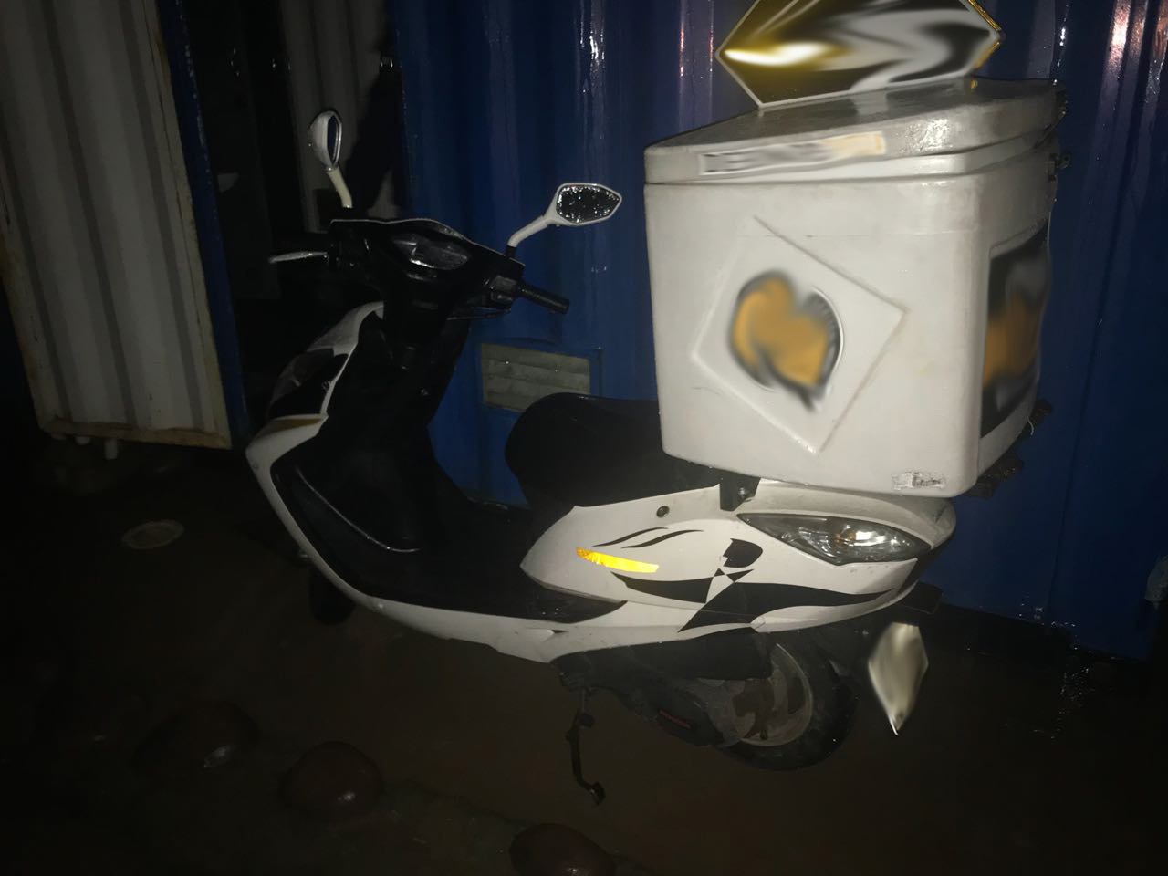 The hijacked bike was recovered in Kenville. PHOTO: Marshall Security