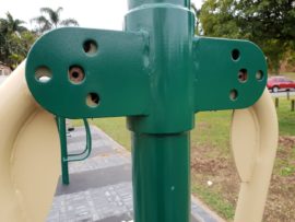 The nuts and botls were stolen from the machines.