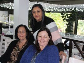 Nishara Nundlal, Amanda Meyer and Capt Vermuelen.